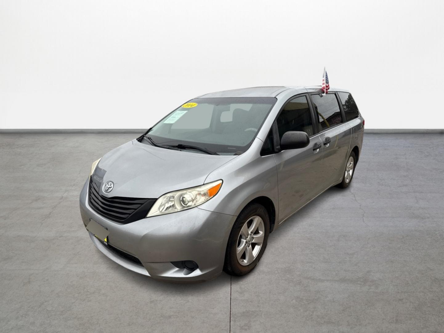 2014 Gray Toyota Sienna FWD 7-Passenger V6 (5TDZK3DC9ES) with an 3.5L V6 EFI DOHC 24V engine, 5-Speed Automatic transmission, located at 16710 Clay Rd., Houston, TX, 77084, (281) 859-7900, 29.834864, -95.656166 - Low Down. Low Payments. - Photo#0
