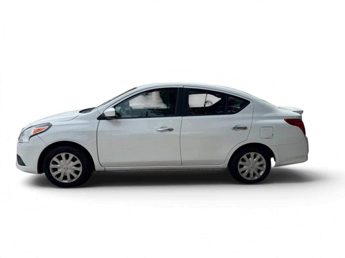 2019 White /Gray Nissan Versa 1.6 SV Sedan (3N1CN7AP6KL) with an 1.6L L4 DOHC 16V engine, Automatic transmission, located at 16710 Clay Rd., Houston, TX, 77084, (281) 859-7900, 29.834864, -95.656166 - Low Down. Low Payments.- Photo#6