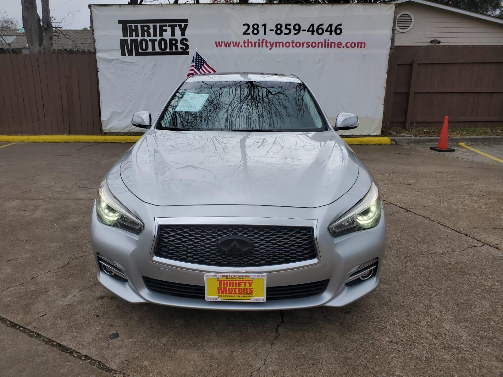 2017 Silver Infiniti Q50 3.0t Sport (JN1EV7AP3HM) with an 3.0L V6 DOHC 24V TURBO engine, 7A transmission, located at 16710 Clay Rd., Houston, TX, 77084, (281) 859-7900, 29.834864, -95.656166 - Photo #1