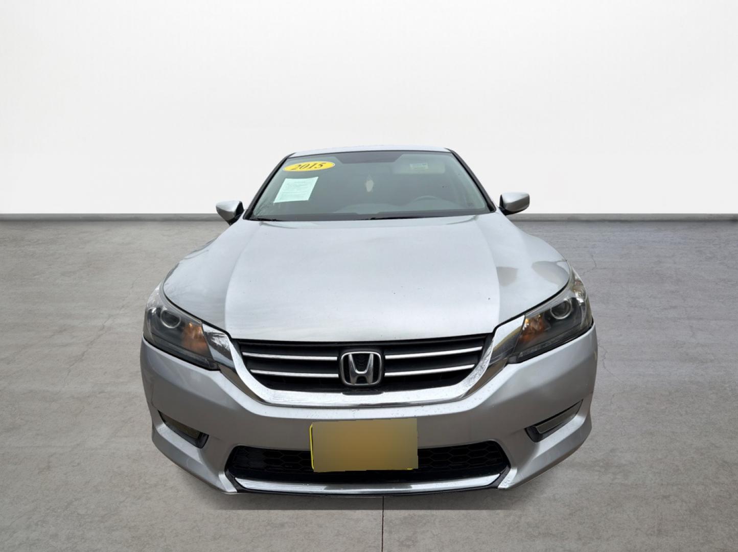 2015 Silver Honda Accord Sport Sedan CVT (1HGCR2F50FA) with an 2.4L L4 DOHC 16V engine, Continuously Variable Transmission transmission, located at 16710 Clay Rd., Houston, TX, 77084, (281) 859-7900, 29.834864, -95.656166 - Low Down. Low Payments. - Photo#1
