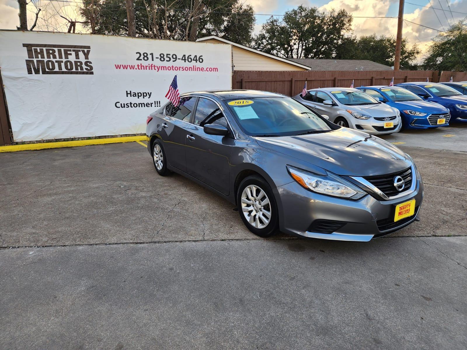 2018 Silver Nissan Altima 2.5 (1N4AL3AP4JC) with an 2.5L L4 DOHC 16V engine, CVT transmission, located at 16710 Clay Rd., Houston, TX, 77084, (281) 859-7900, 29.834864, -95.656166 - Low Down. Low Payments. - Photo #2