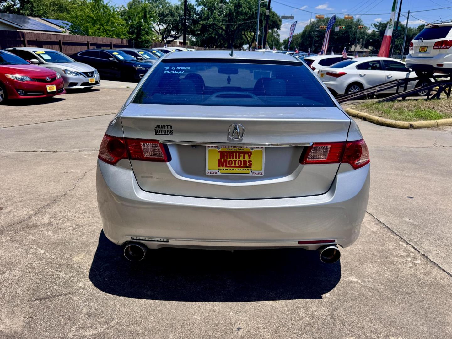 2012 Silver Acura TSX 5-Speed AT with Tech Package (JH4CU2F69CC) with an 2.4L L4 DOHC 16V engine, 5-Speed Automatic transmission, located at 16710 Clay Rd., Houston, TX, 77084, (281) 859-7900, 29.834864, -95.656166 - Low Down. Low Payments. - Photo#4