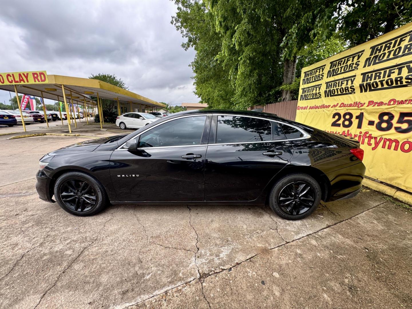 2018 Black /Gray Chevrolet Malibu LS (1G1ZB5ST4JF) with an 1.5L L4 DOHC 16V engine, 6A transmission, located at 16710 Clay Rd., Houston, TX, 77084, (281) 859-7900, 29.834864, -95.656166 - Low Down. Low Payments. - Photo#2