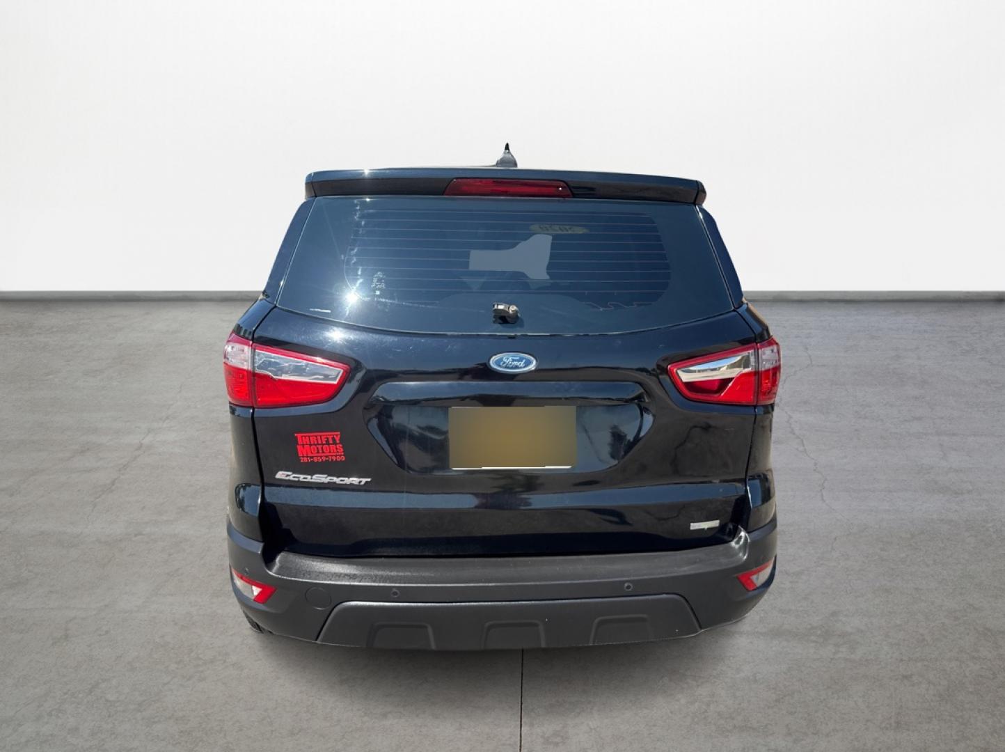 2020 Black Ford EcoSport S (MAJ3S2FE4LC) with an 1.0L L3 engine, 6A transmission, located at 16710 Clay Rd., Houston, TX, 77084, (281) 859-7900, 29.834864, -95.656166 - Low Down. Low Payments. - Photo#4