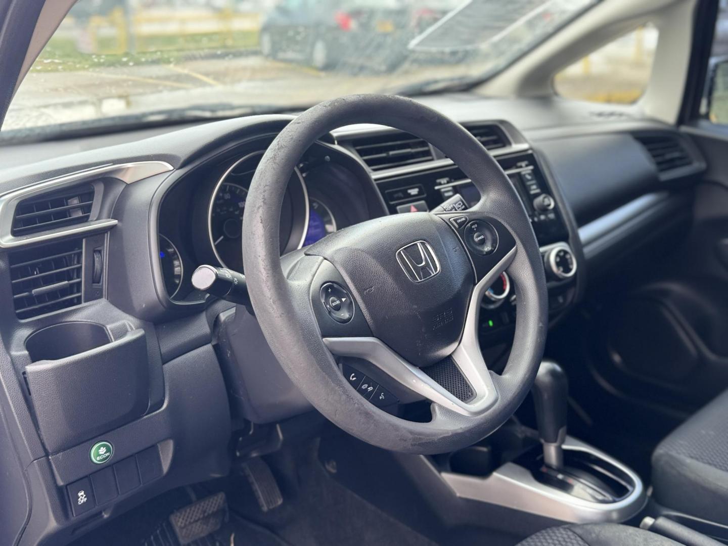 2019 White /Gray Honda Fit LX CVT (3HGGK5H47KM) with an 1.5L L4 SOHC 16V engine, Automatic transmission, located at 16710 Clay Rd., Houston, TX, 77084, (281) 859-7900, 29.834864, -95.656166 - Photo#8