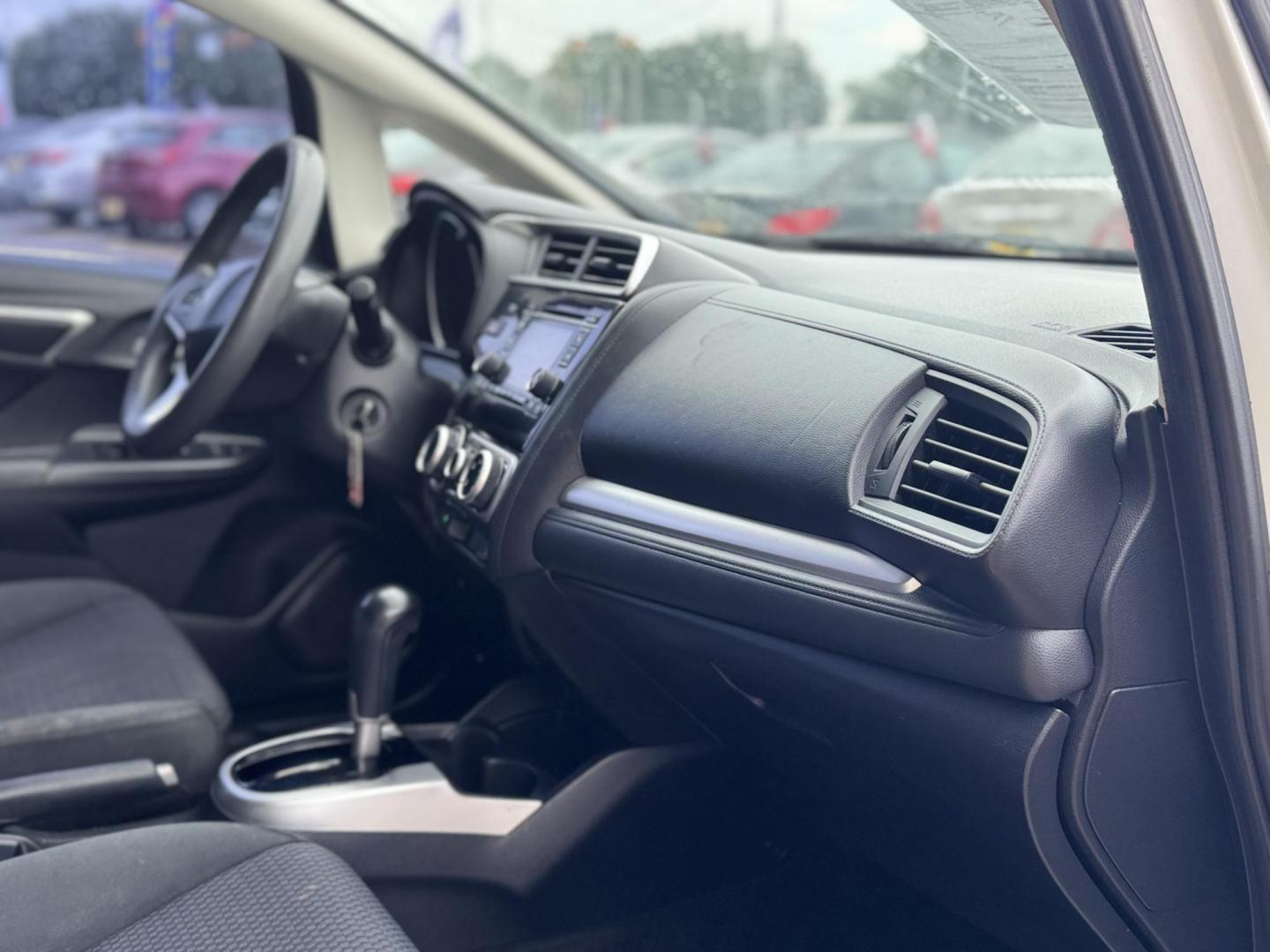 2019 White /Gray Honda Fit LX CVT (3HGGK5H47KM) with an 1.5L L4 SOHC 16V engine, Automatic transmission, located at 16710 Clay Rd., Houston, TX, 77084, (281) 859-7900, 29.834864, -95.656166 - Photo#13