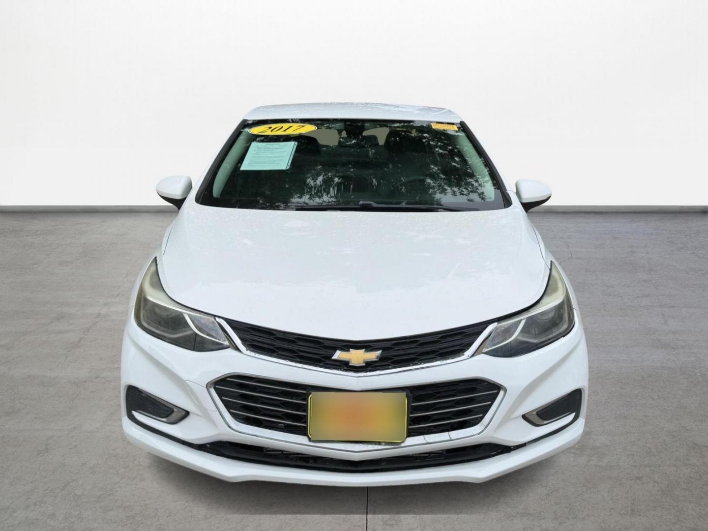 2017 White /black Chevrolet Cruze (1G1BF5SM9H7) , located at 16710 Clay Rd., Houston, TX, 77084, (281) 859-7900, 29.834864, -95.656166 - Photo#1