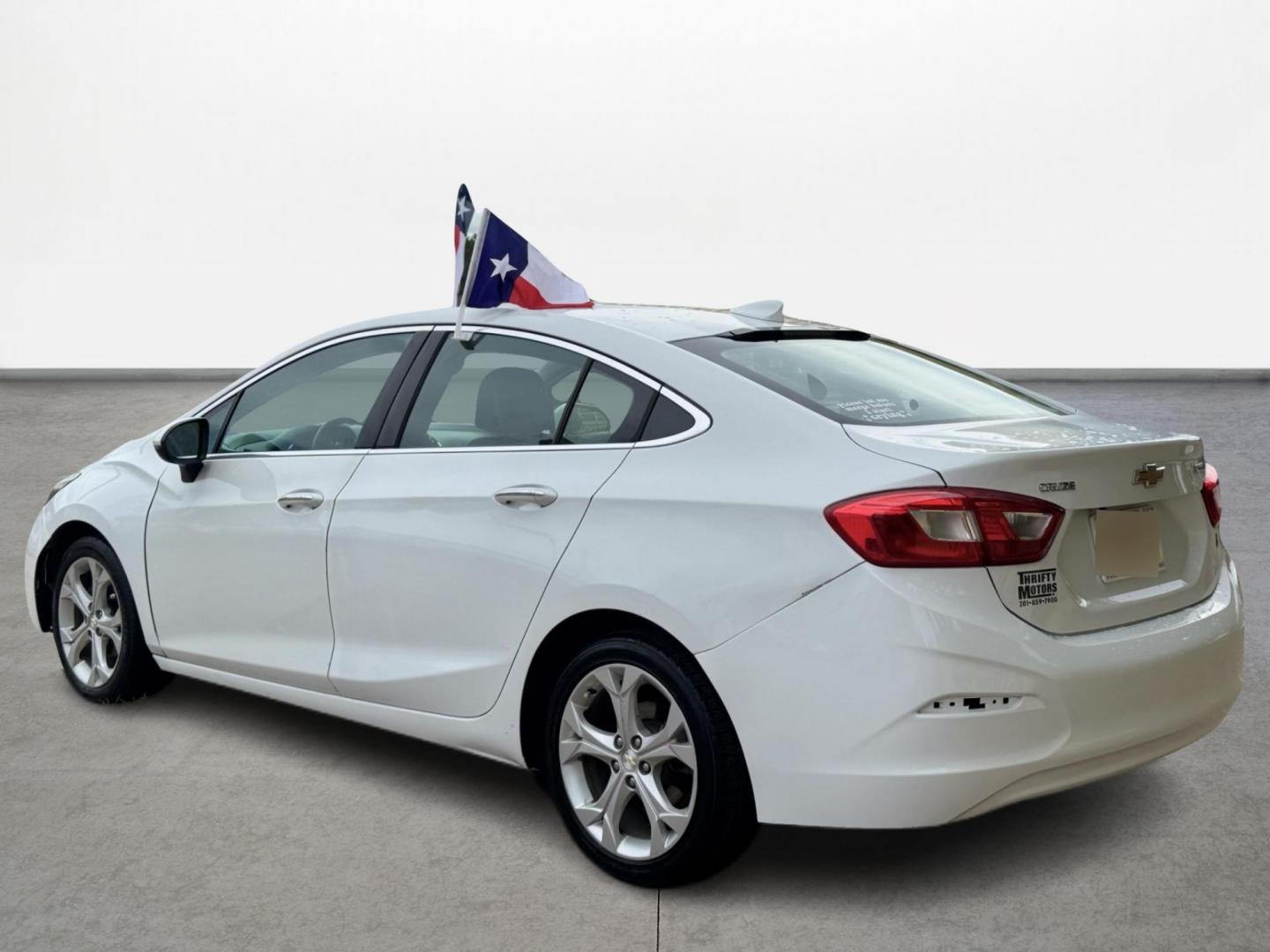 2017 White /black Chevrolet Cruze (1G1BF5SM9H7) , located at 16710 Clay Rd., Houston, TX, 77084, (281) 859-7900, 29.834864, -95.656166 - Photo#6