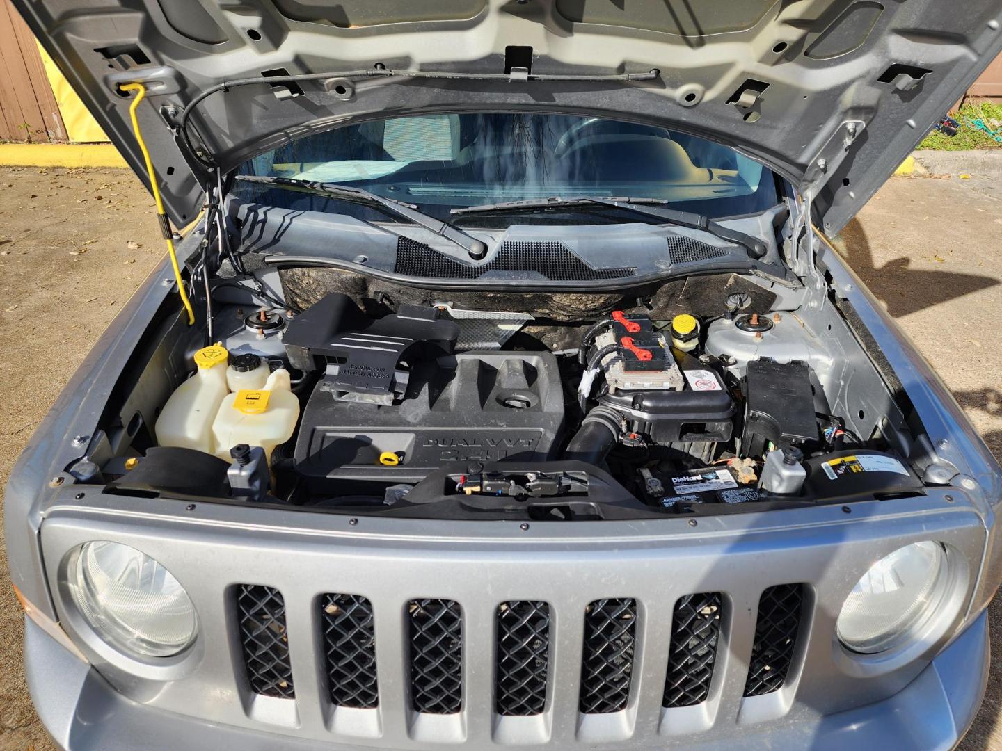 2017 Silver /Black Jeep Patriot (1C4NJPFB9HD) , located at 16710 Clay Rd., Houston, TX, 77084, (281) 859-7900, 29.834864, -95.656166 - Photo#17