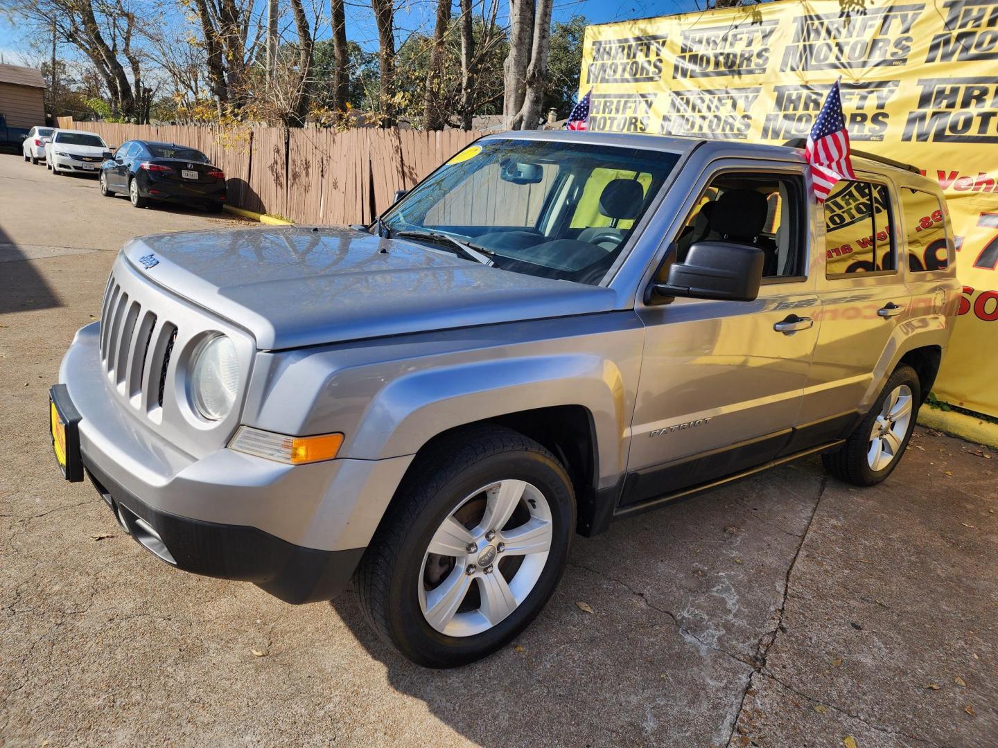 2017 Silver /Black Jeep Patriot (1C4NJPFB9HD) , located at 16710 Clay Rd., Houston, TX, 77084, (281) 859-7900, 29.834864, -95.656166 - Photo#1