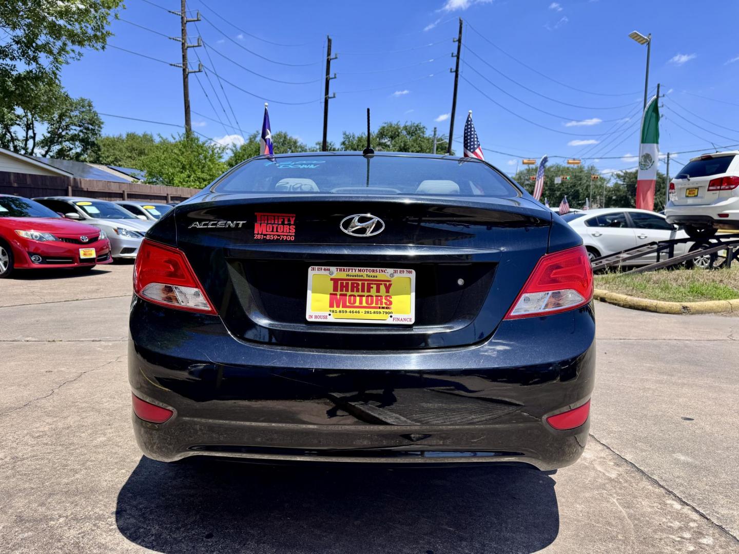 2017 Black /Gray Hyundai Accent (KMHCT4AE8HU) , Automatic 6-Speed transmission, located at 16710 Clay Rd., Houston, TX, 77084, (281) 859-7900, 29.834864, -95.656166 - Photo#3